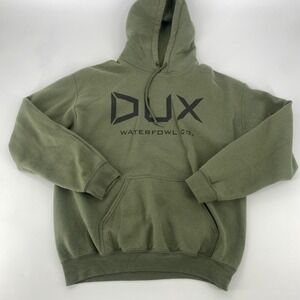 DUX Waterfowl Company Green Graphic Hoodie Sweatshirt Men